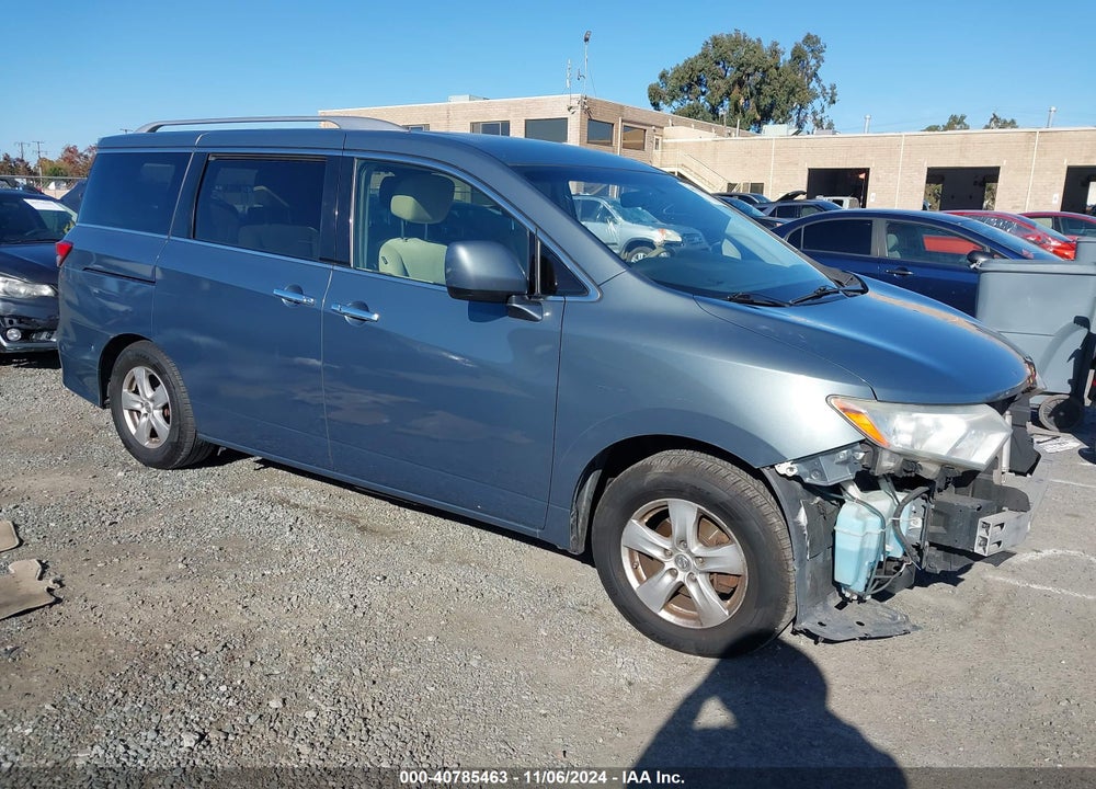 2011 NISSAN QUEST SV VIN: JN8AE2KP8B9005929