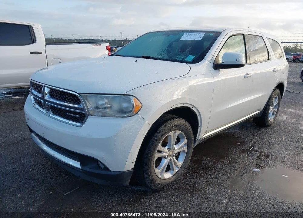 2012 DODGE DURANGO SXT VIN: 1C4RDJAG1CC172862