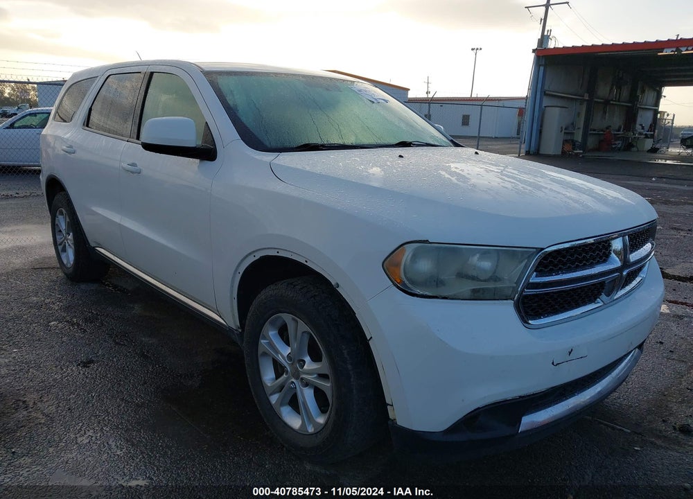 2012 DODGE DURANGO SXT VIN: 1C4RDJAG1CC172862