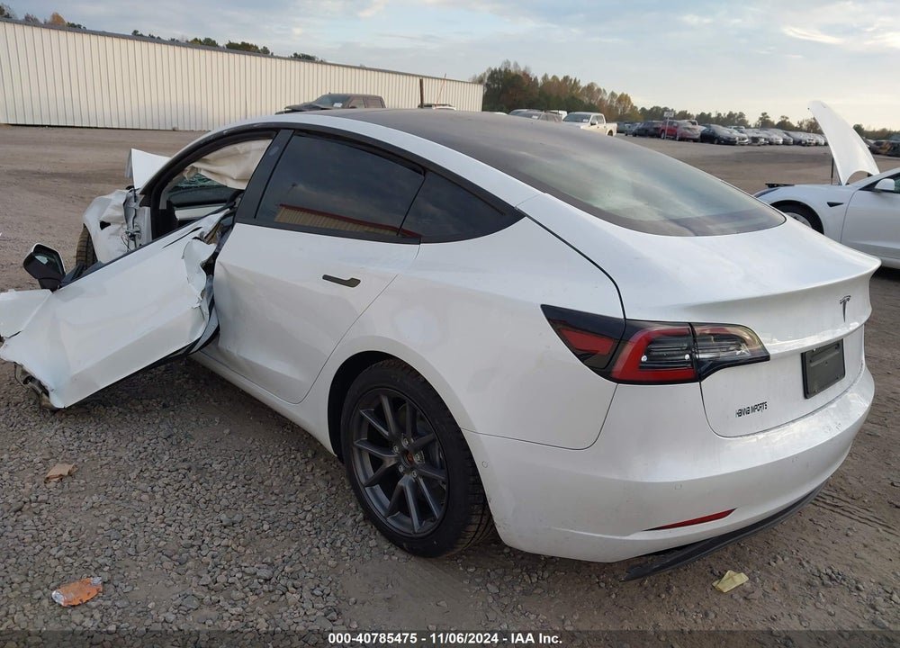 2021 TESLA MODEL 3 STANDARD RANGE PLUS REAR-WHEEL DRIVE VIN: 5YJ3E1EA6MF047773