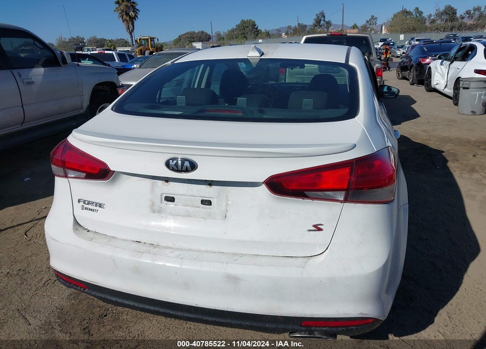 2017 KIA FORTE S VIN: 3KPFL4A77HE118747
