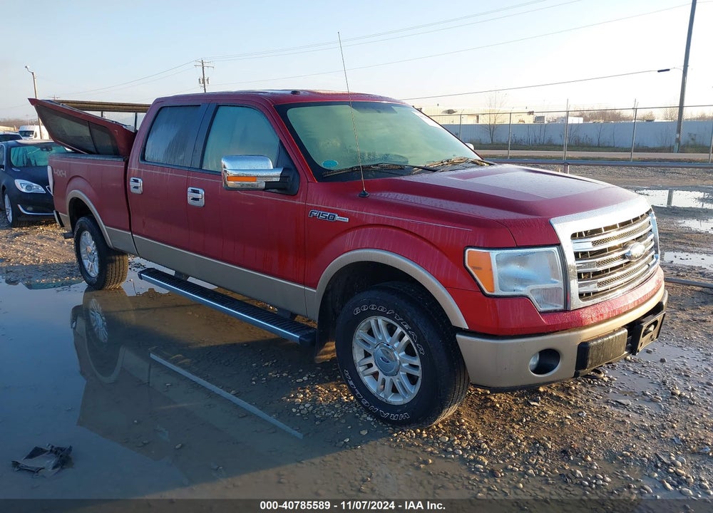 2013 FORD F-150 LARIAT VIN: 1FTFW1EF0DFA53845