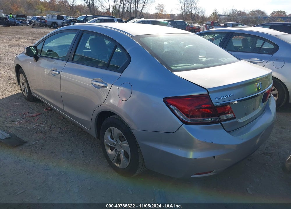 2013 HONDA CIVIC LX VIN: 19XFB2F57DE085001