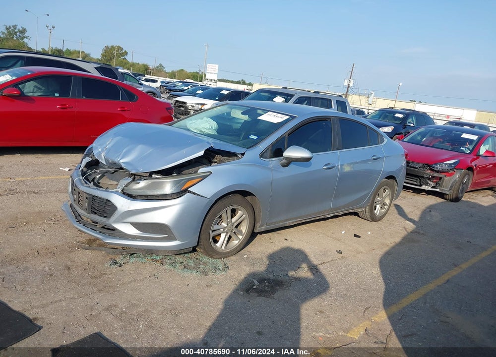 2017 CHEVROLET CRUZE LT AUTO VIN: 1G1BE5SM2H7272701