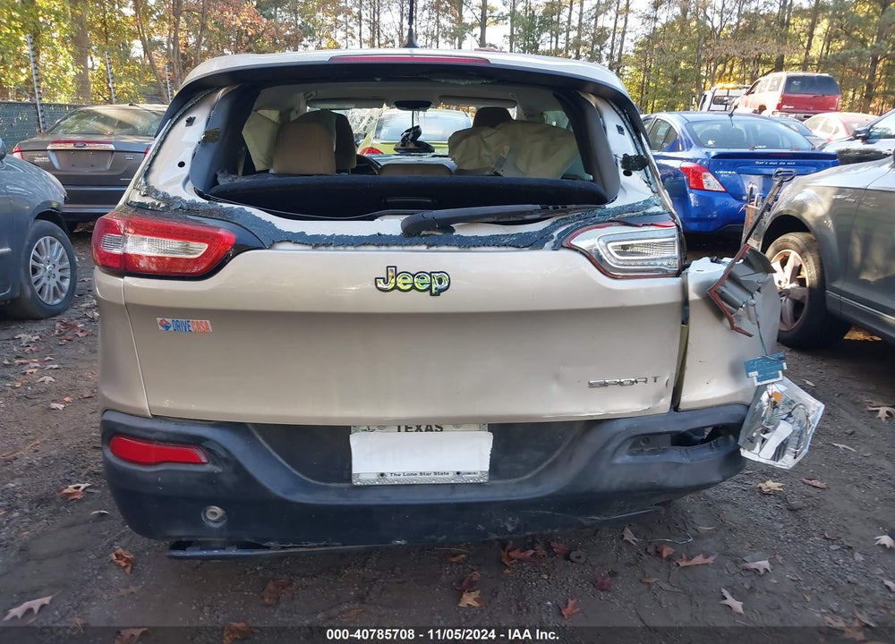 2015 JEEP CHEROKEE SPORT VIN: 1C4PJLAB0FW677469