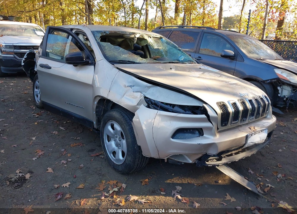 2015 JEEP CHEROKEE SPORT VIN: 1C4PJLAB0FW677469