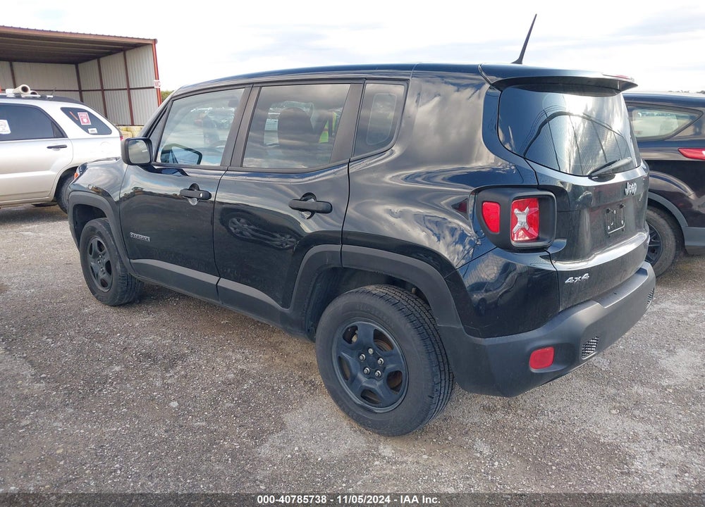 2017 JEEP RENEGADE SPORT 4X4 VIN: ZACCJBAB8HPG29890