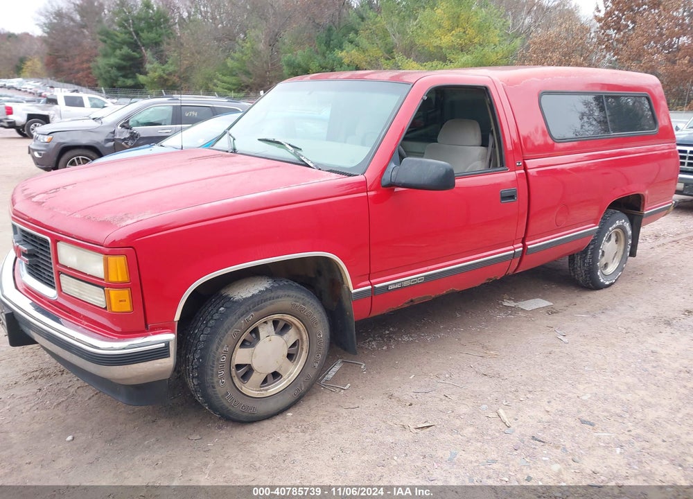1997 GMC SIERRA 1500 SL WIDESIDE VIN: 1GTEC14R1VZ551679