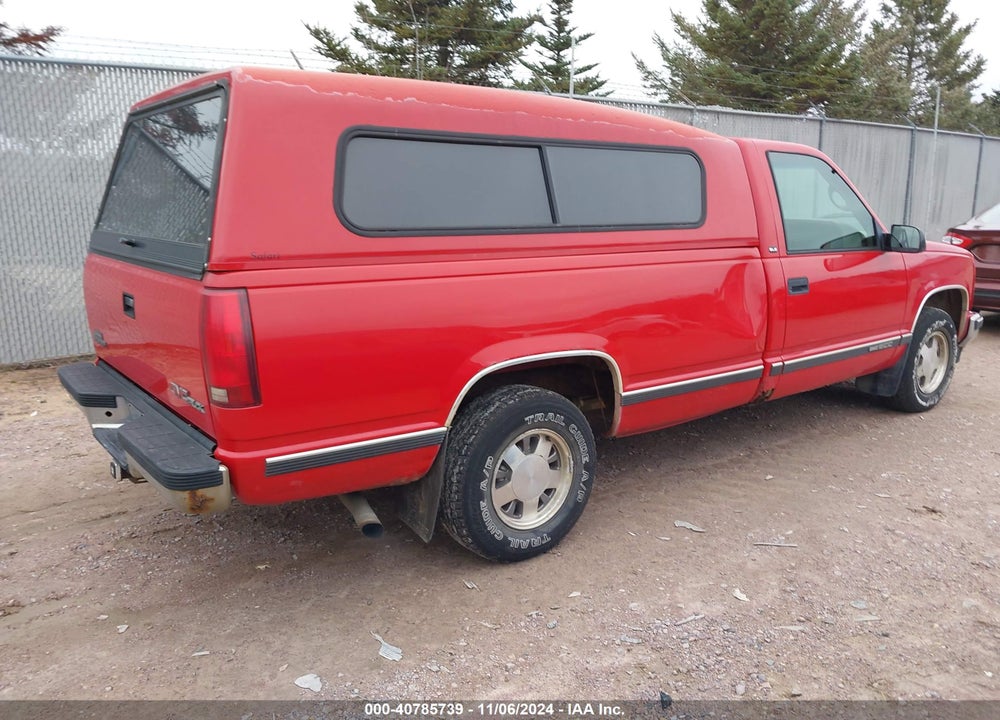 1997 GMC SIERRA 1500 SL WIDESIDE VIN: 1GTEC14R1VZ551679
