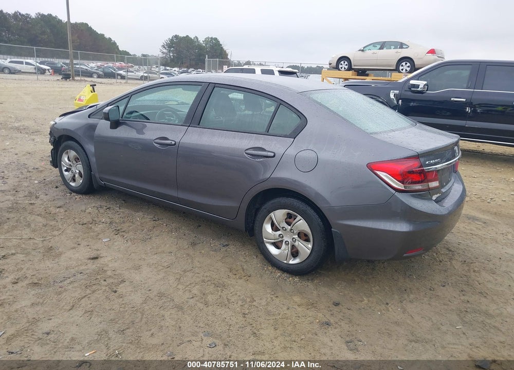 2014 HONDA CIVIC LX VIN: 19XFB2F53EE050537