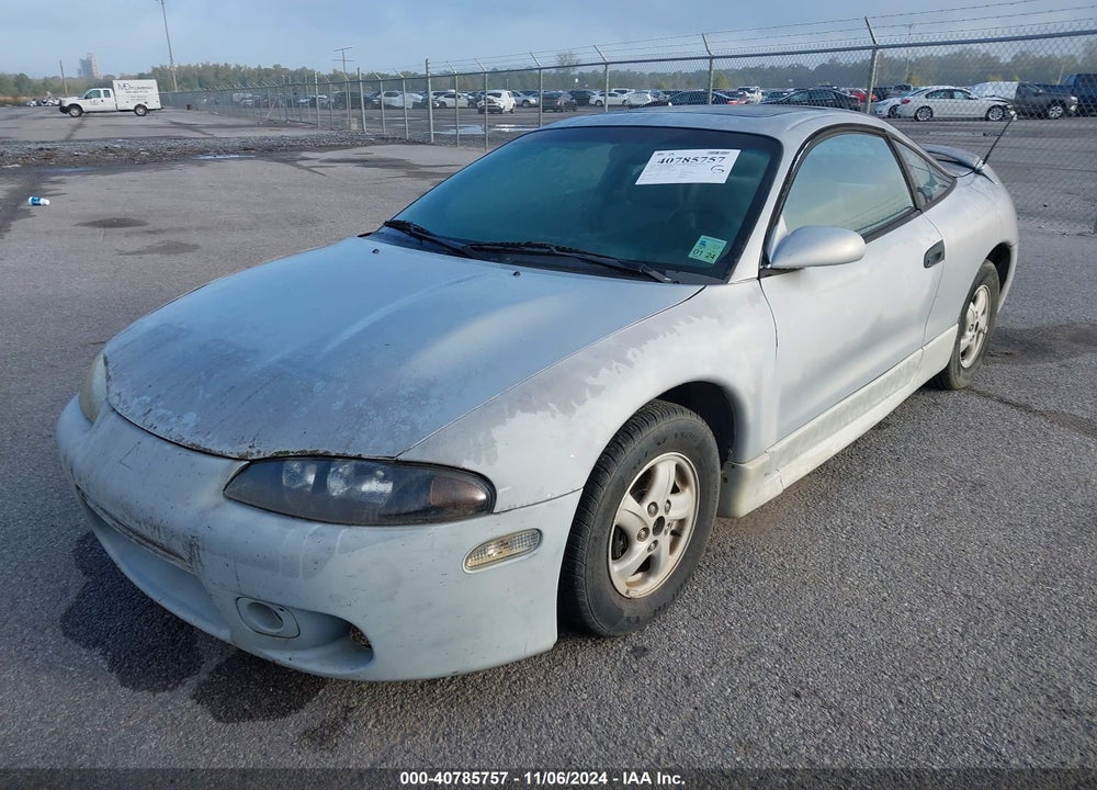 1999 MITSUBISHI ECLIPSE GS VIN: 4A3AK44Y3XE019092