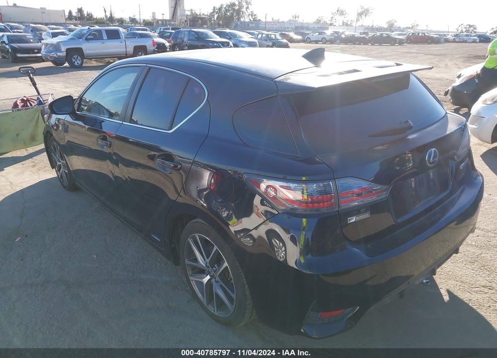 2015 LEXUS CT 200H VIN: JTHKD5BH1F2241400