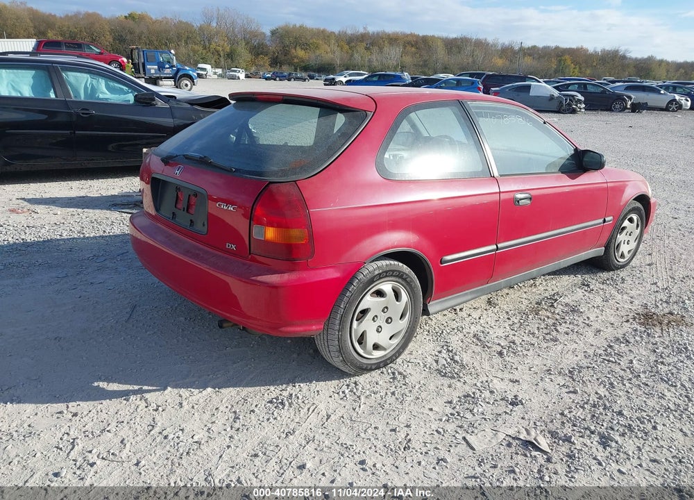 1997 HONDA CIVIC DX VIN: 2HGEJ6348VH109833