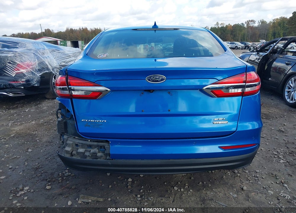 2020 FORD FUSION HYBRID SEL VIN: 3FA6P0MU8LR129746