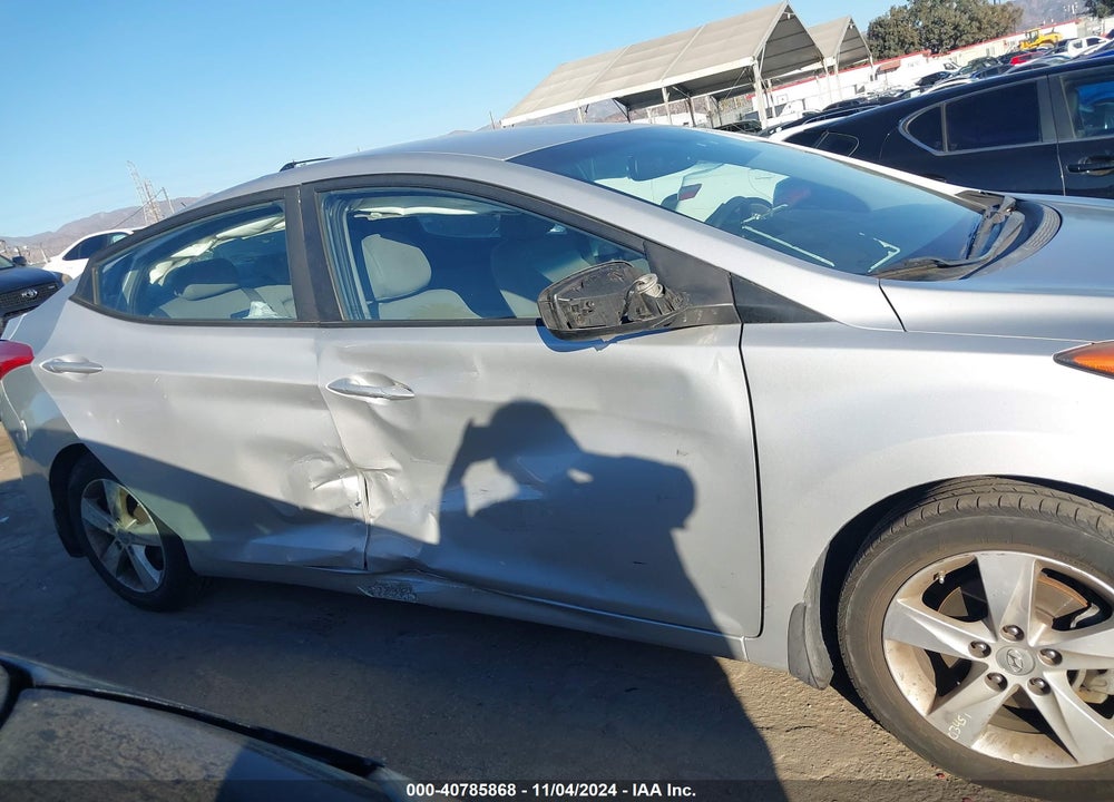 2013 HYUNDAI ELANTRA GLS VIN: KMHDH4AEXDU500673