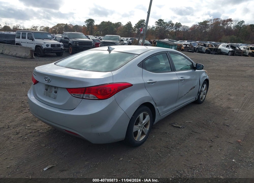 2012 HYUNDAI ELANTRA GLS VIN: 5NPDH4AE3CH100001