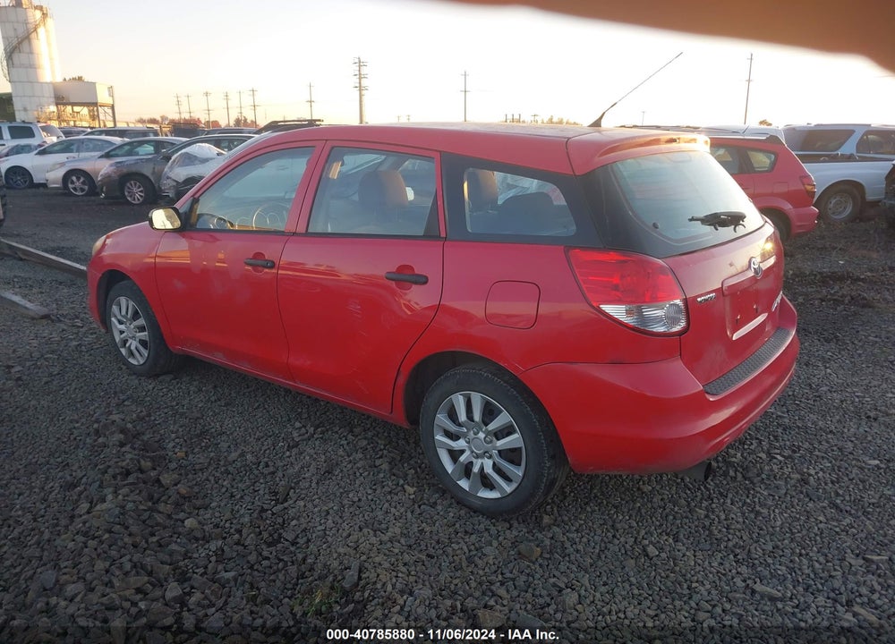 2003 TOYOTA MATRIX STANDARD VIN: 2T1KR32E43C057725