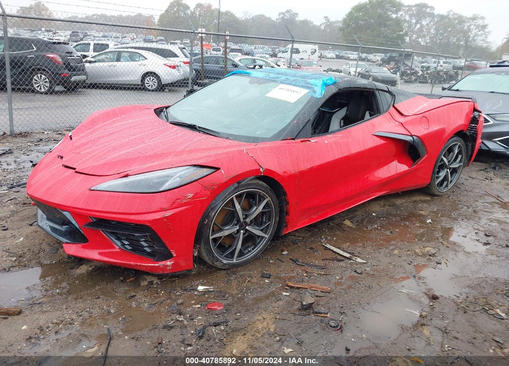 2021 CHEVROLET CORVETTE STINGRAY RWD 2LT VIN: 1G1YB2D46M5115838