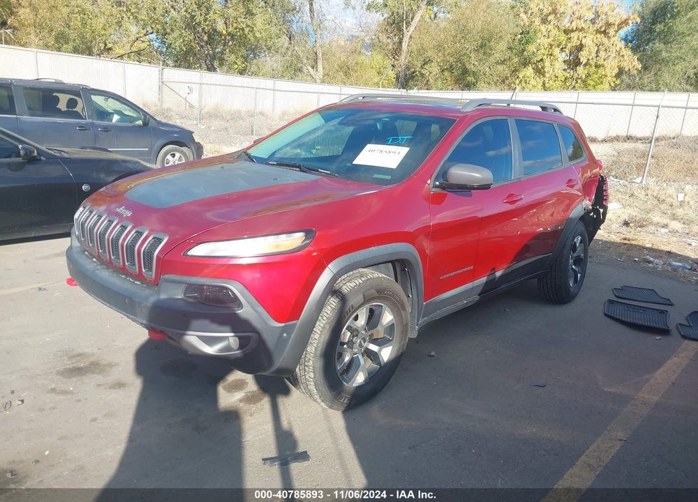 2014 JEEP CHEROKEE TRAILHAWK VIN: 1C4PJMBS3EW133423