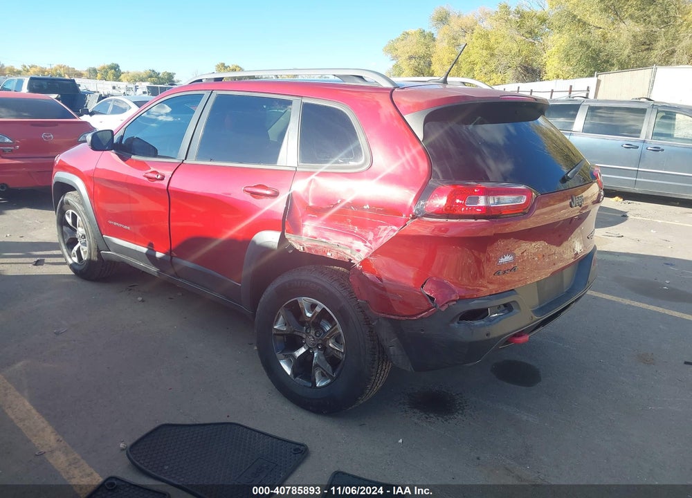 2014 JEEP CHEROKEE TRAILHAWK VIN: 1C4PJMBS3EW133423