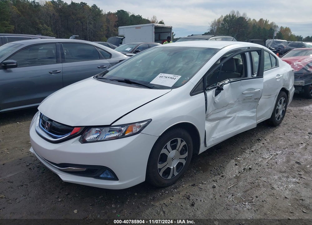 2013 HONDA CIVIC HYBRID VIN: 19XFB4F28DE201338