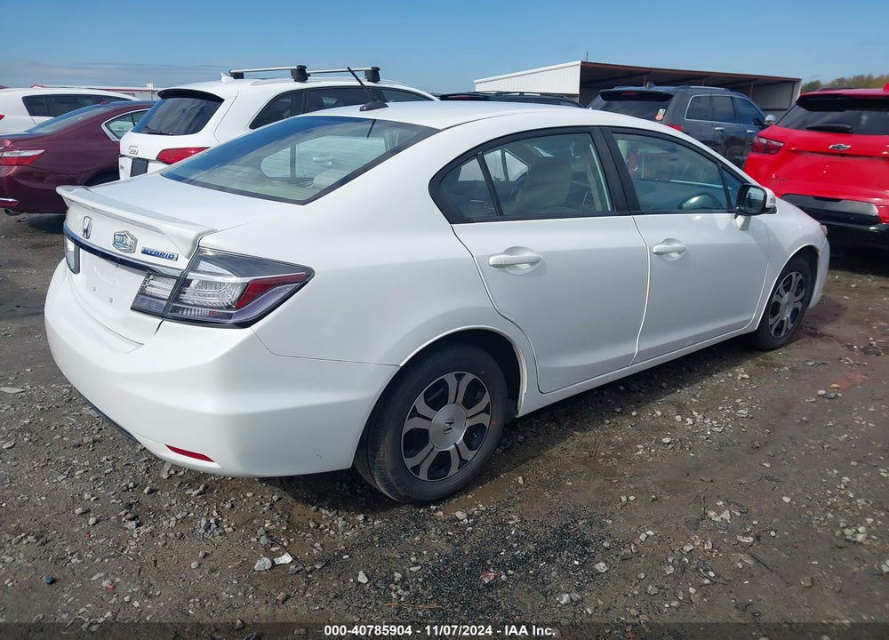 2013 HONDA CIVIC HYBRID VIN: 19XFB4F28DE201338