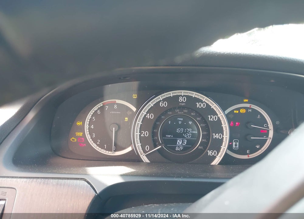 2013 HONDA ACCORD EX-L V-6 VIN: 1HGCR3F89DA048406