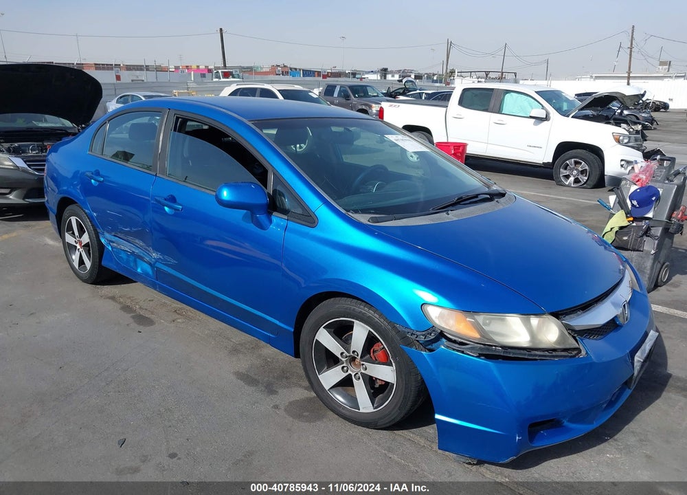 2009 HONDA CIVIC LX-S VIN: 19XFA16639E013676