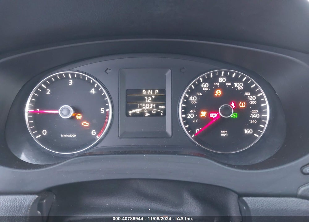 2012 VOLKSWAGEN JETTA 2.0L TDI VIN: 3VWLL7AJ3CM424002