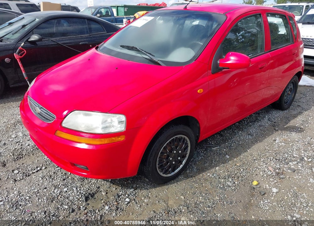 2004 CHEVROLET AVEO VIN: KL1TD62604B154988