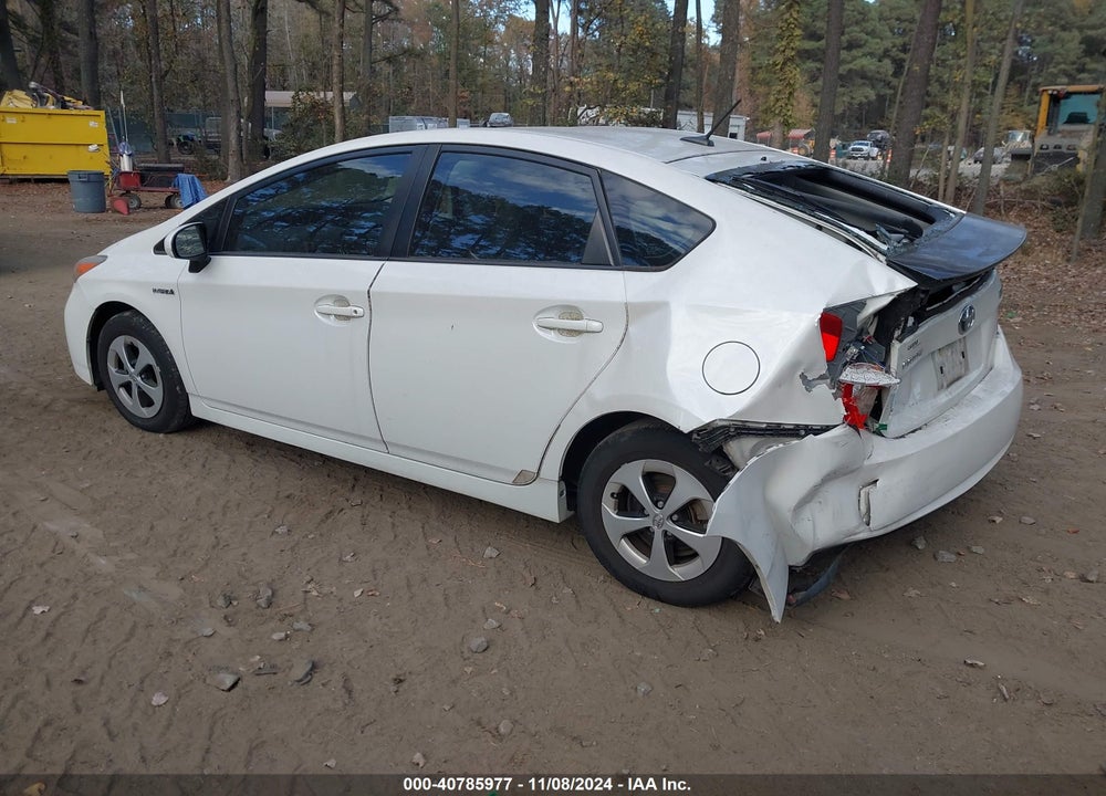 2012 TOYOTA PRIUS THREE VIN: JTDKN3DU6C5457413
