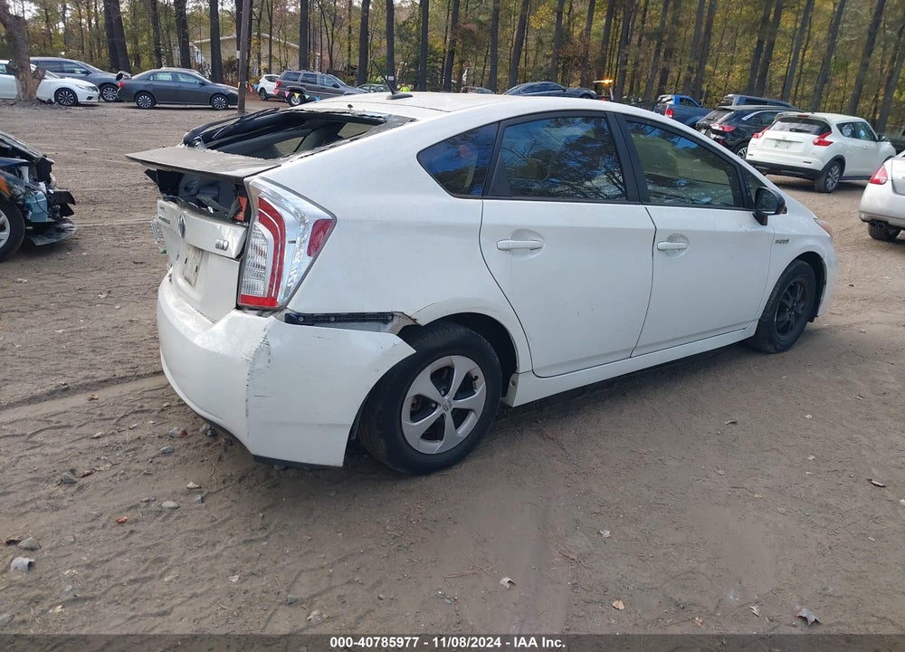 2012 TOYOTA PRIUS THREE VIN: JTDKN3DU6C5457413