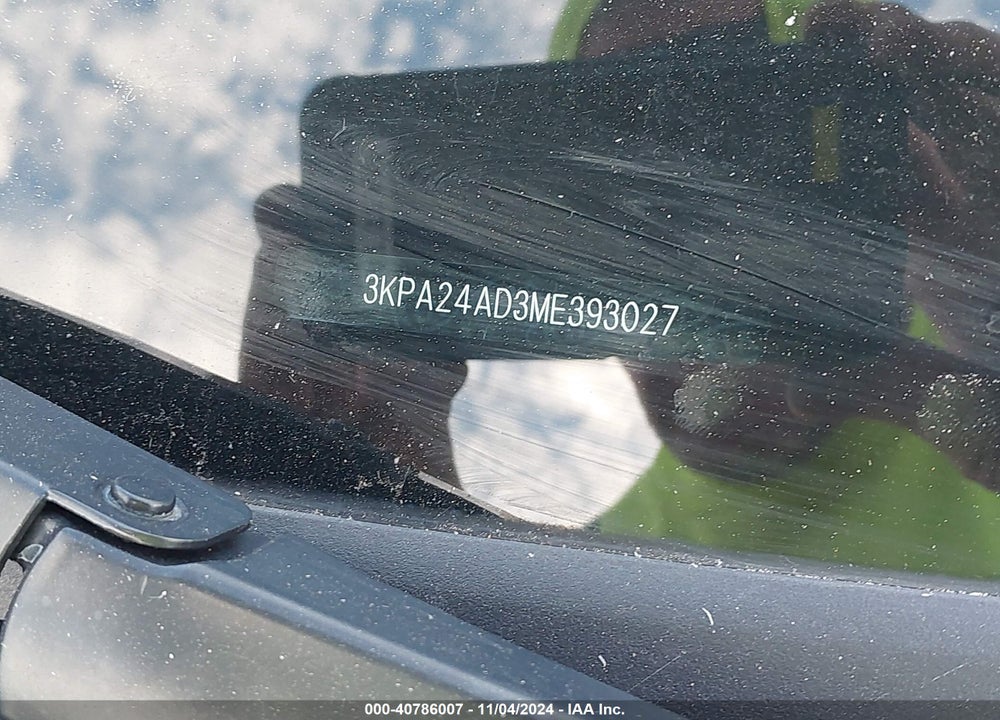 2021 KIA RIO S VIN: 3KPA24AD3ME393027