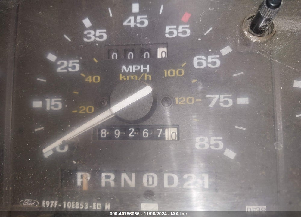 1991 FORD EXPLORER VIN: 1FMCU24X3MUD79736
