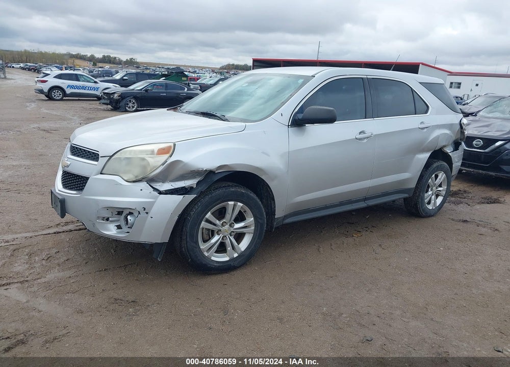 2012 CHEVROLET EQUINOX LS VIN: 2GNALBEK6C1269105