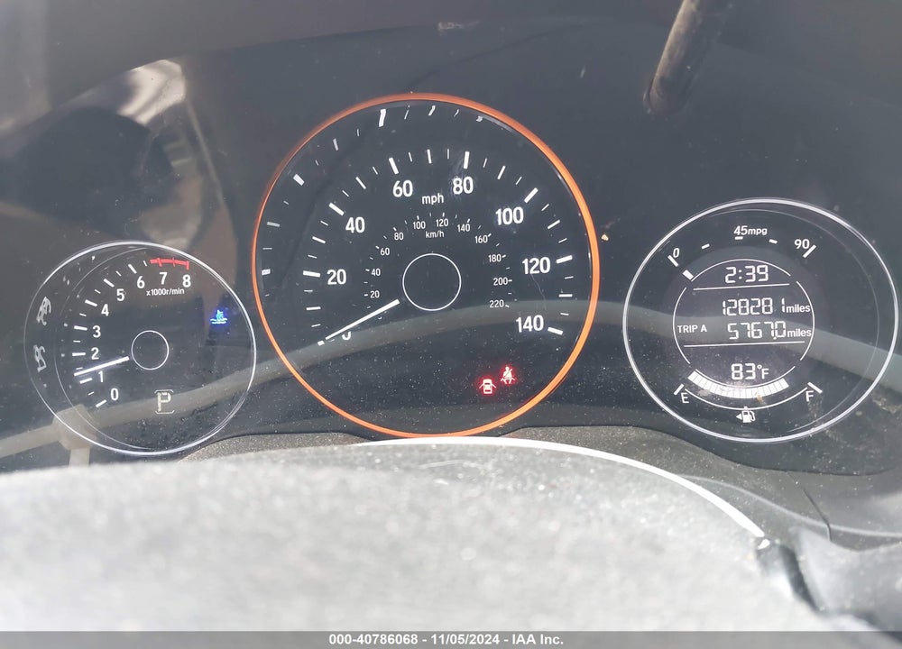 2018 HONDA HR-V EX VIN: 3CZRU5H54JG701334