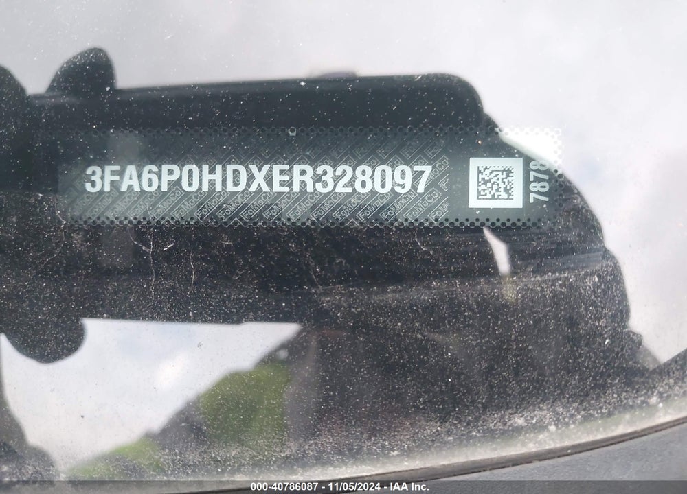 2014 FORD FUSION SE VIN: 3FA6P0HDXER328097