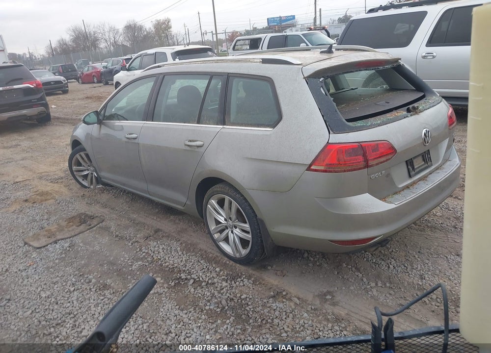 2015 VOLKSWAGEN GOLF SPORTWAGEN TDI SEL 4-DOOR VIN: 3VWCA7AU9FM500682