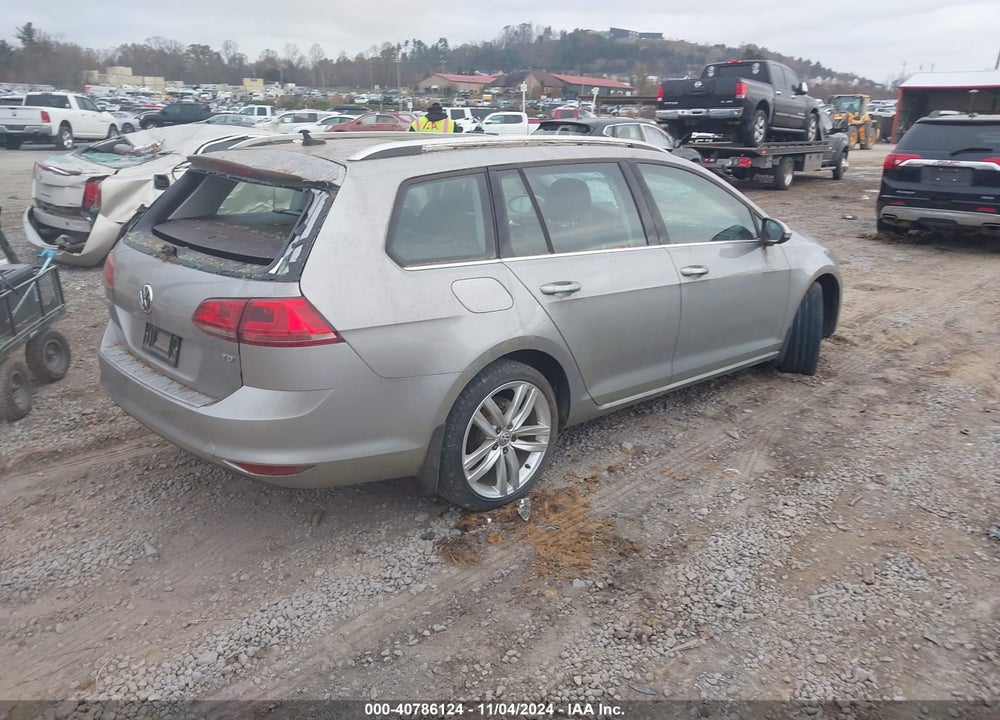 2015 VOLKSWAGEN GOLF SPORTWAGEN TDI SEL 4-DOOR VIN: 3VWCA7AU9FM500682