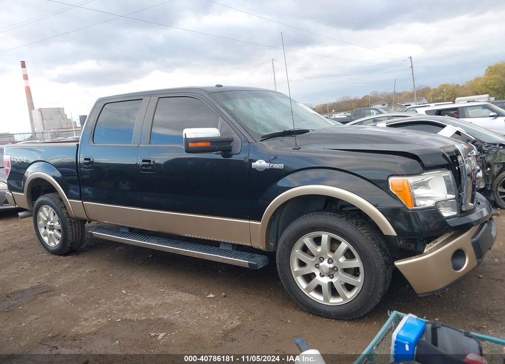 2012 FORD F-150 KING RANCH VIN: 1FTFW1EFXCKD89458
