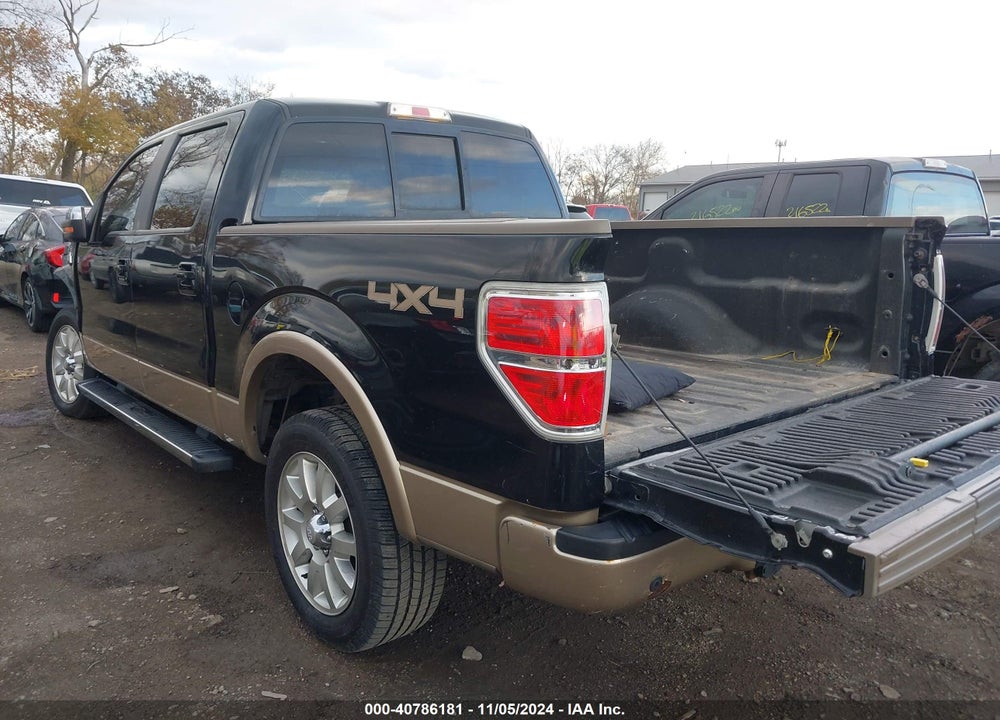 2012 FORD F-150 KING RANCH VIN: 1FTFW1EFXCKD89458