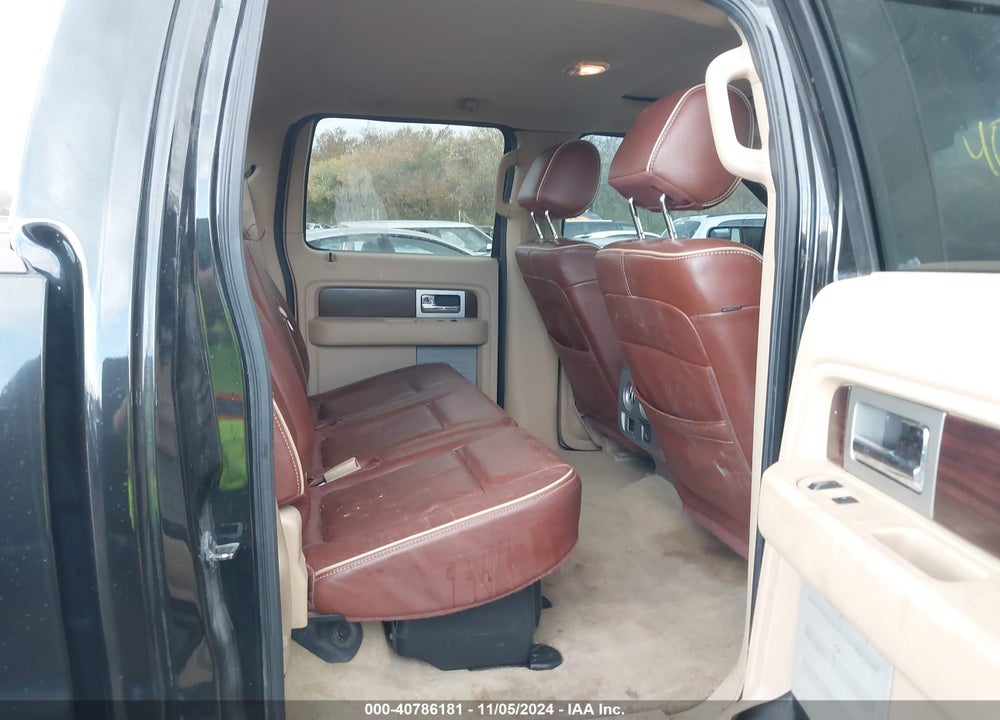 2012 FORD F-150 KING RANCH VIN: 1FTFW1EFXCKD89458