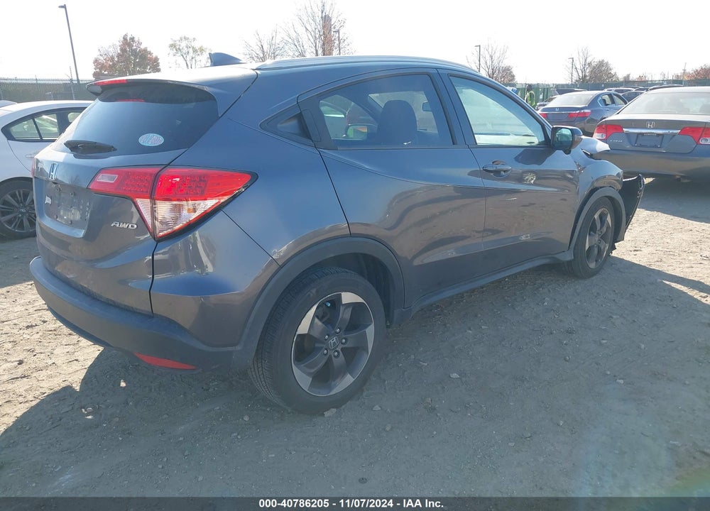 2018 HONDA HR-V EX-L VIN: 3CZRU6H75JM722721