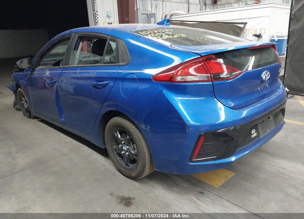 2018 HYUNDAI IONIQ HYBRID BLUE VIN: KMHC65LC2JU068613