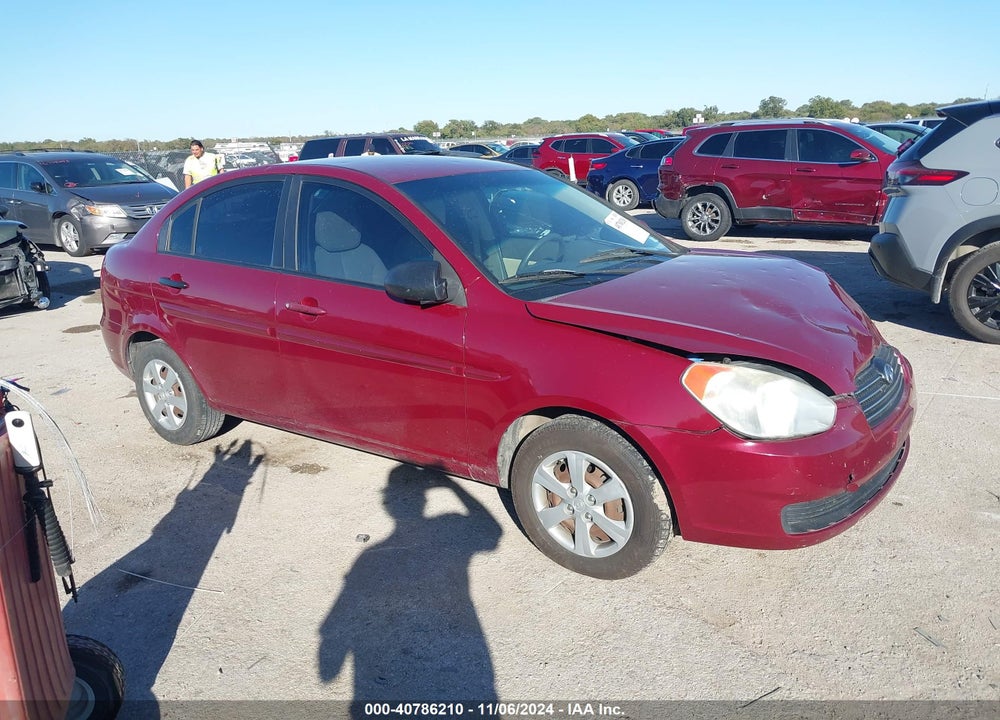 2009 HYUNDAI ACCENT GLS VIN: KMHCN46C49U384048