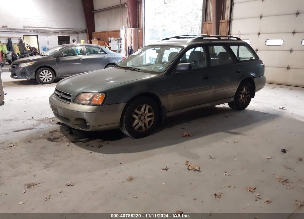 2002 SUBARU OUTBACK VIN: 4S3BH675X27633895