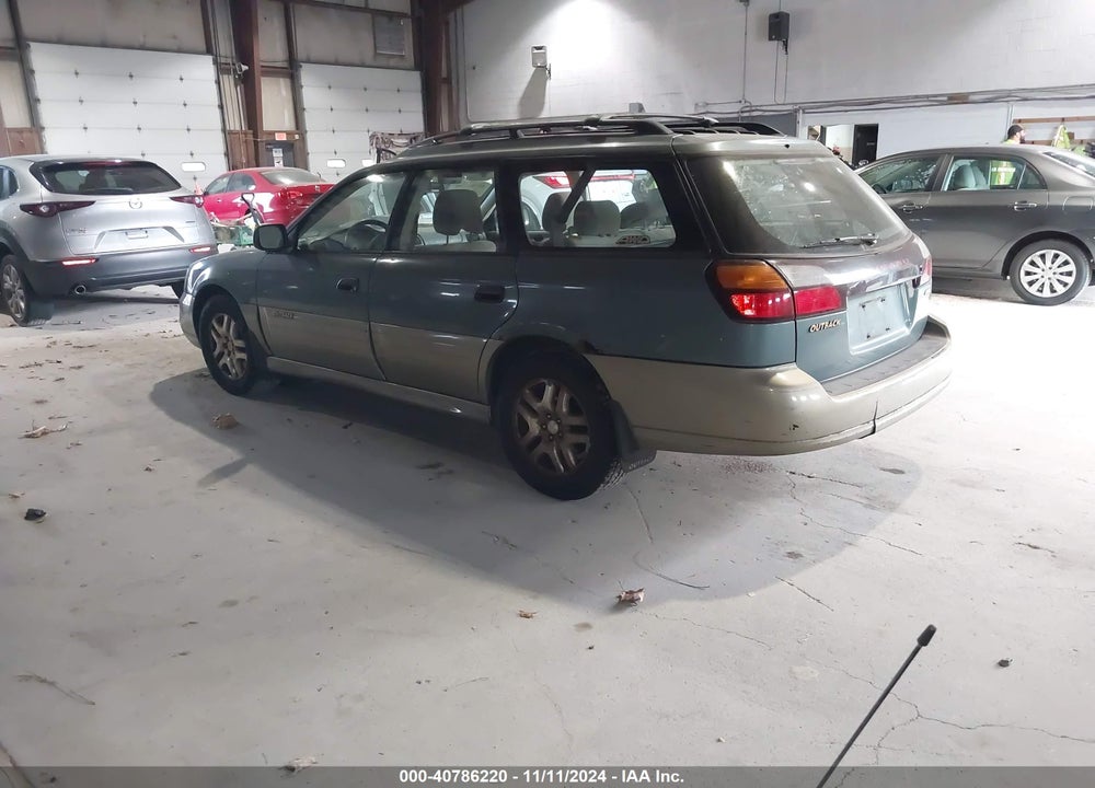 2002 SUBARU OUTBACK VIN: 4S3BH675X27633895