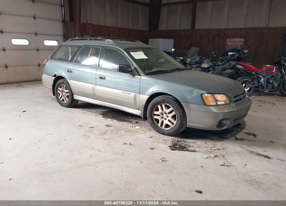 2002 SUBARU OUTBACK VIN: 4S3BH675X27633895