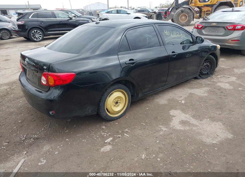 2009 TOYOTA COROLLA LE VIN: JTDBL40E599027836