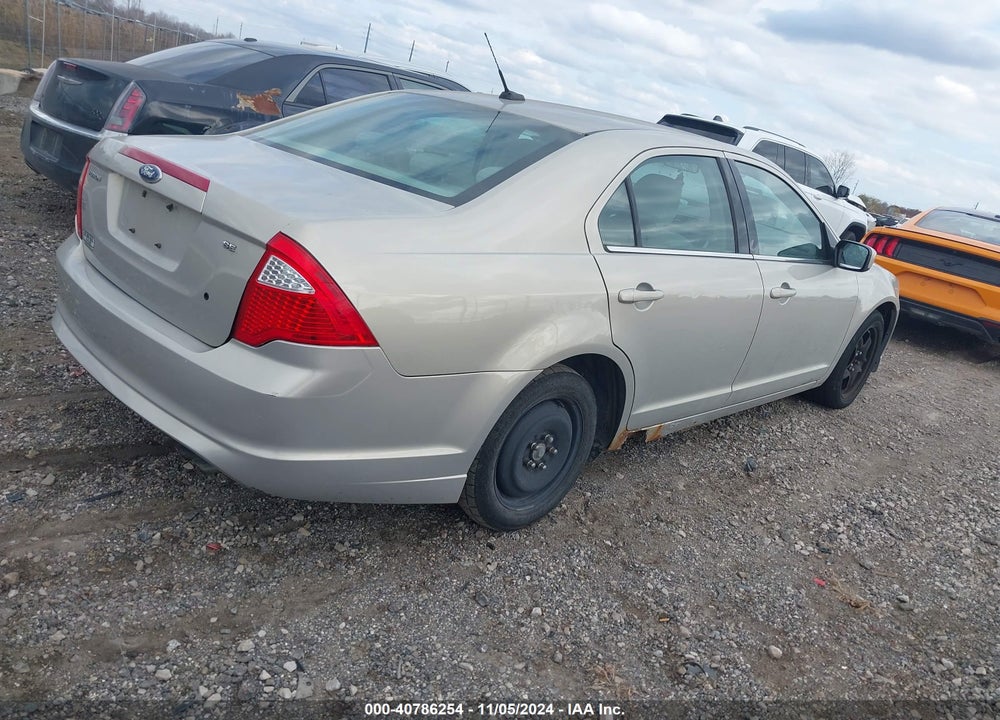2010 FORD FUSION SE VIN: 3FAHP0HA9AR376781
